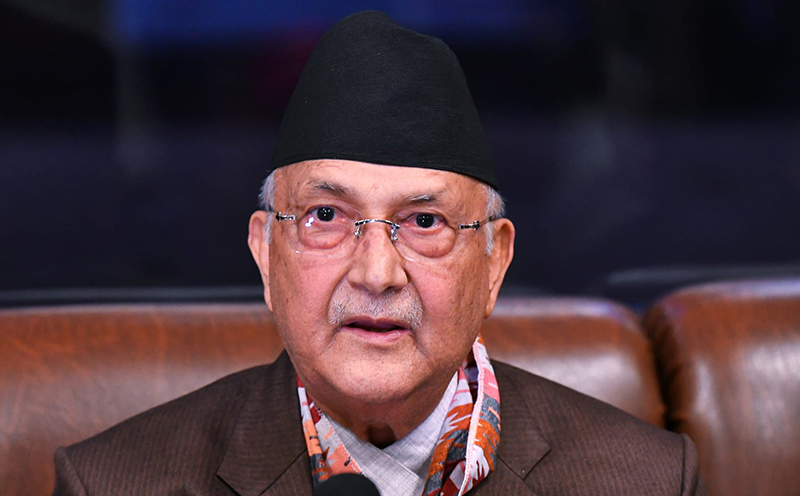 प्राकृतिक विपत्तिबाट जोगिन सतर्कता अपनाउन प्रधानमन्त्री ओलीको आग्रह Oli 16.jpg 1